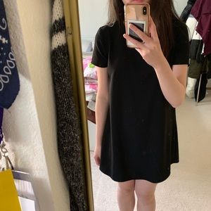 Black t shirt dress